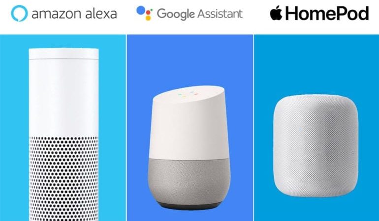 Siri vs. Alexa vs. Google Assistant